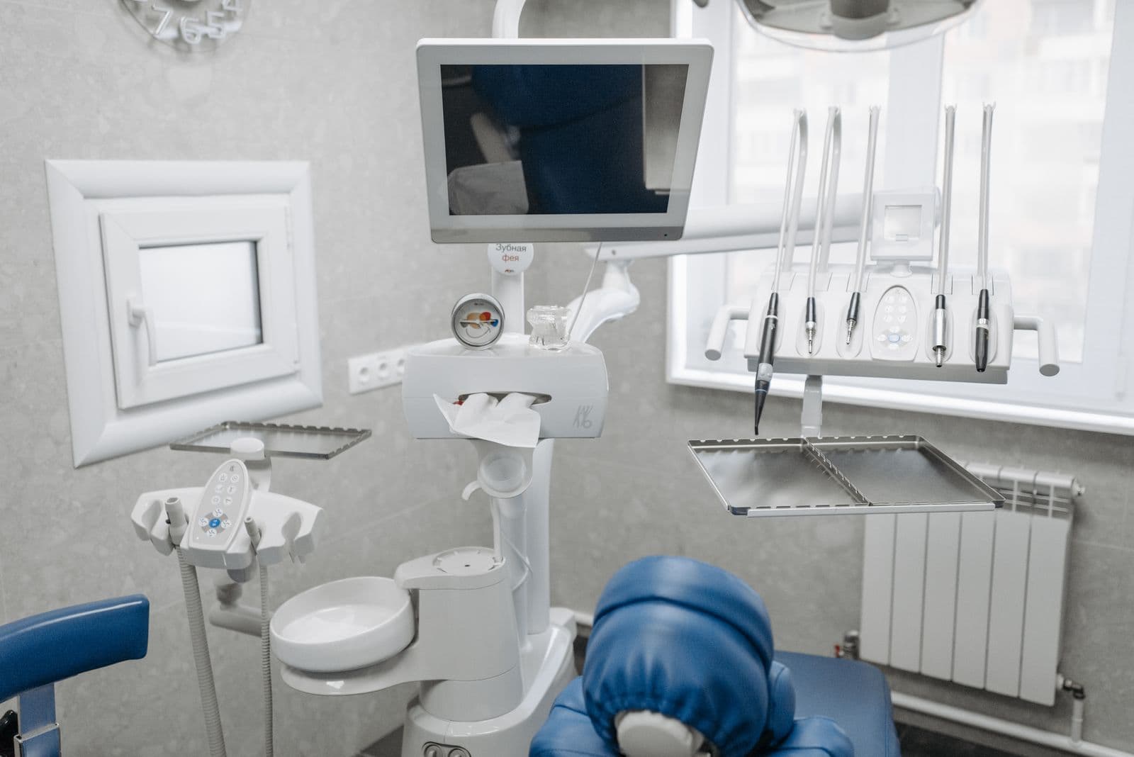 Modern GlowDerm dermatology clinic interior with bright, calming natural light